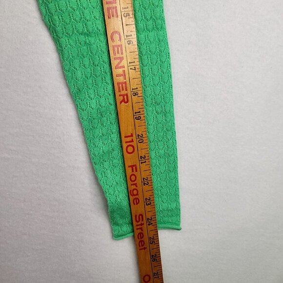 Wild Fable Women Mint Green Long Sleeve Cropped Knit Top Thumb Holes Medium NWT - Picture 8 of 8